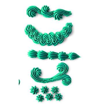 Wilton Cake Decorating Tip Pkg Open Star #21