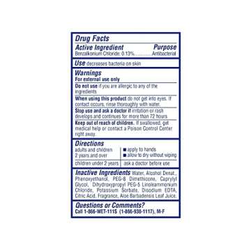 Wet Ones Antibacterial Wipes Fresh Scent 40 Ct Pack of 4