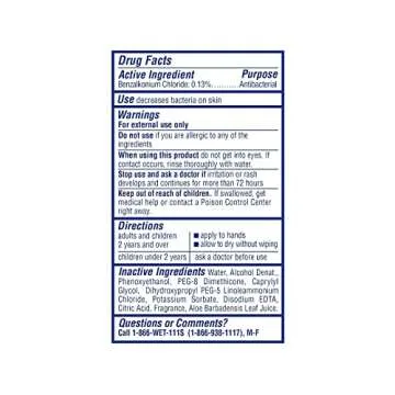 Wet Ones Antibacterial Wipes Fresh Scent 40 Ct Pack of 4