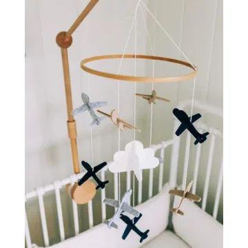 Sorrel + Fern Airplanes Baby Mobile - Dreamy Nursery Decor