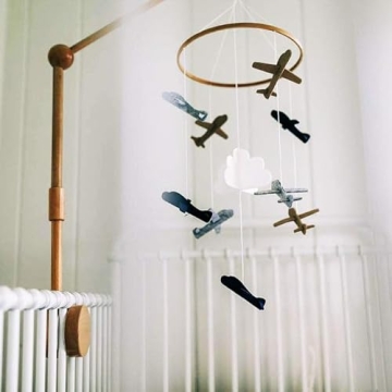 Sorrel + Fern Airplanes Baby Mobile - Dreamy Nursery Decor