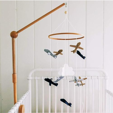 Sorrel + Fern Airplanes Baby Mobile - Dreamy Nursery Decor