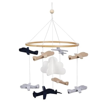 Sorrel + Fern Airplanes Baby Mobile - Dreamy Nursery Decor