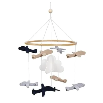Sorrel + Fern Airplanes Baby Mobile - Dreamy Nursery Decor