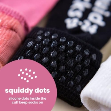 Stay-On Squid Socks for Babies & Toddlers - Bamboo Viscose