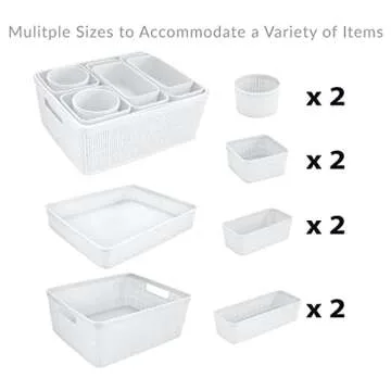 Simplify 10 Piece Organizing Set for Home and Office