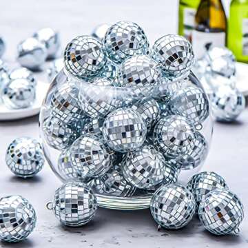 Vibrant 50 Pcs Disco Balls for Events & Decorations