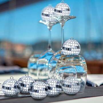 Vibrant 50 Pcs Disco Balls for Events & Decorations