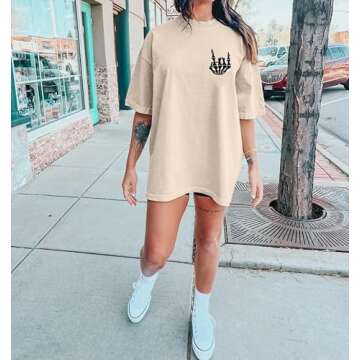 SUPEYA On My Husband's Last Nerve Oversized Shirt Wife Life Tshirt Funny Sarcastic Graphic Shirts Ca...