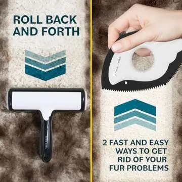 Pet Hair Remover for Couch - Reusable Lint Roller - Essential Pet Supplies Dog Products Pet Products, Dog Hair Remover for Couch, Cat and Dog Hair Remover for Car (2-Pcs)