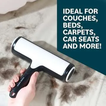 Pet Hair Remover for Couch - Reusable Lint Roller - Essential Pet Supplies Dog Products Pet Products, Dog Hair Remover for Couch, Cat and Dog Hair Remover for Car (2-Pcs)