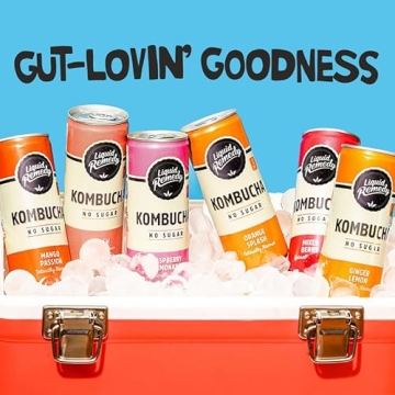 Liquid Remedy Kombucha - Sugar Free Organic Gut Health Drink