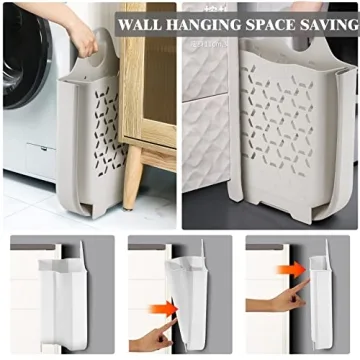 Eco-Friendly Collapsible Laundry Basket Set for Smart Storage