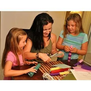 Beeswax Candle Kit with 10 Colorful Sheets & Wick