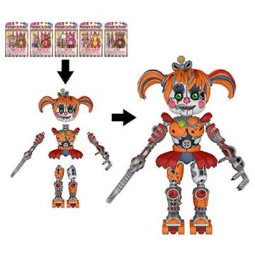 Funko Action Figure: Five Nights At Freddy's (FNAF) Pizza Sim: Rockstar Freddy Fazbear Collectible - FNAF Pizza Simulator - Collectible - Gift Idea - Official Merchandise - Video Games Fans