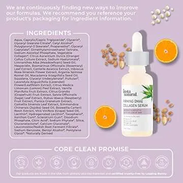 InstaNatural Vitamin C Serum for Face - Hydrating, Moisturizing, Anti-Aging with Argan Oil and Hyaluronic Acid