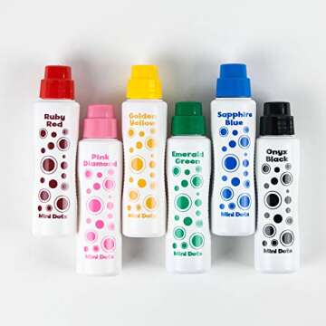 Do-A-Dot Art Mini Jewel Tone Markers - 5 Colors for Kids