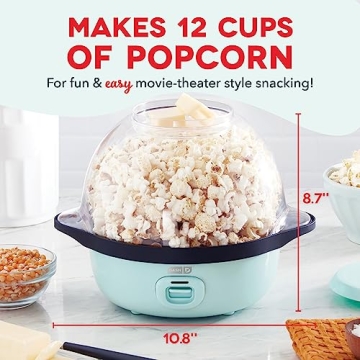 DASH SmartStore Popcorn Maker 3QT Hot Oil Electric Machine