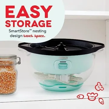 DASH SmartStore Popcorn Maker 3QT Hot Oil Electric Machine