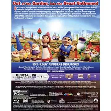Sherlock Gnomes Blu-ray - An Adventure Awaits