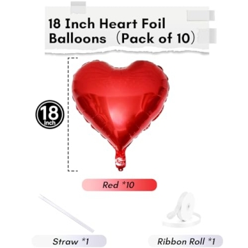 Stunning Red Heart Balloons for Any Celebration