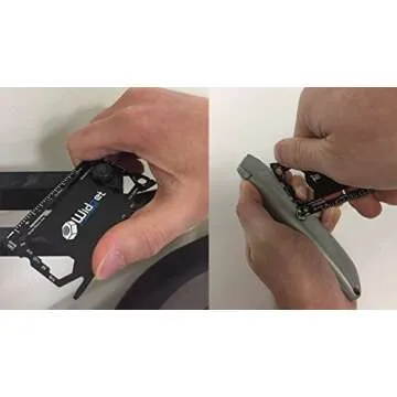 W4W Survival Pocket Tool - 43 in 1 Wallet Size Multitool