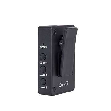 2.4G Wireless Lavalier Microphone System,Comica BoomX-D D2 Digital 1-Trigger-2 Wireless Microphone Transmitter & Receiver SLR Clip-on Microphone,Lav Mic for Smartphone Camera Podcast Interview YouTube