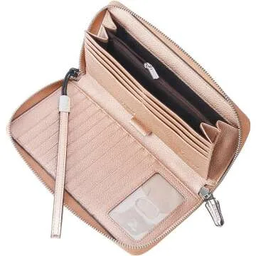 Lavemi Women's RFID Leather Wallet - Travel Essential