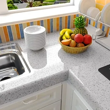 Glossy Marble Contact Paper for Easy Home Transformations