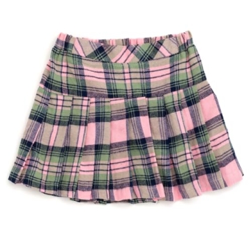 Star Wars Grogu Girls Fleece Sweatshirt Skirt Set Pink Plaid