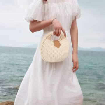 Stylish Ynport Straw Purse for Women - Summer Tote Bag