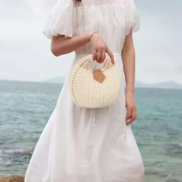 Stylish Ynport Straw Purse for Women - Summer Tote Bag