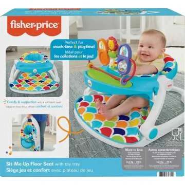 Fisher-Price Portable Baby Chair with Toy Tray and Snack Area