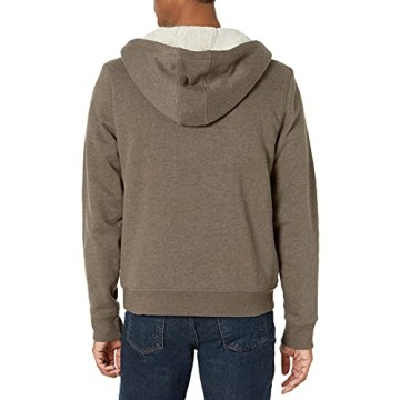 Amazon Essentials Hoodie For Men, Sherpa-Lined Full-Zip Fleece Sweatshirt