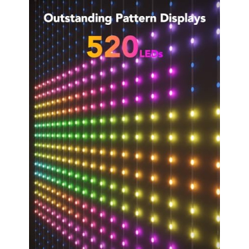 Govee Curtain Lights, Smart RGB LED Window Decorations