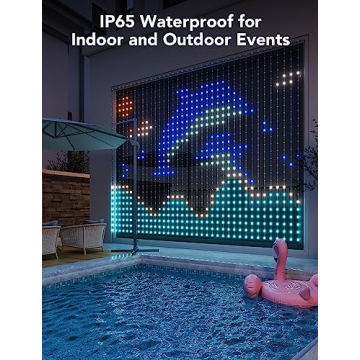 Govee Curtain Lights, Smart RGB LED Window Decorations