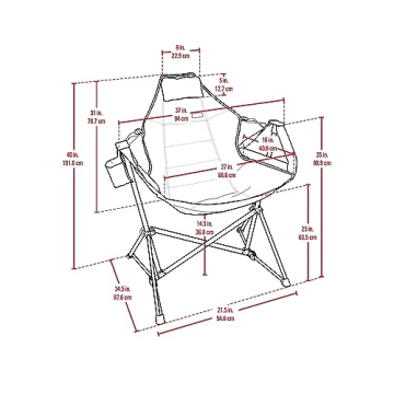 RIO Hammock Camping Chair - Comfortable Outdoor Rocking Chair