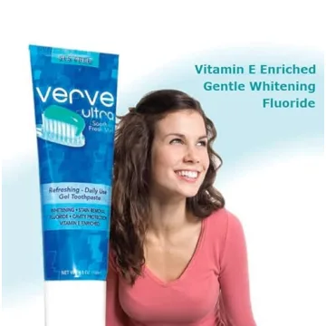 Verve Ultra SLS-Free Fluoride Toothpaste, 4.5 oz - Gentle Care