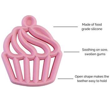 Itzy Ritzy Silicone Baby Teether with Cute Designs