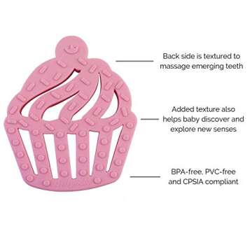Itzy Ritzy Silicone Baby Teether with Cute Designs