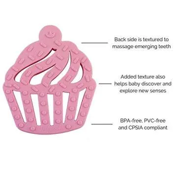 Itzy Ritzy Silicone Baby Teether with Cute Designs