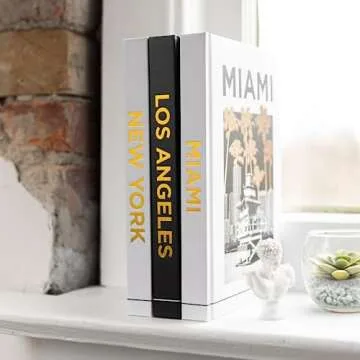 Native Villa Decorative Books Set of 3 for Home Decor