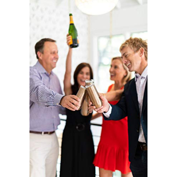 Vinglacé Insulated Champagne Flute with Lid for Celebrations