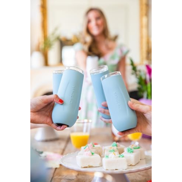 Vinglacé Insulated Champagne Flute with Lid for Celebrations