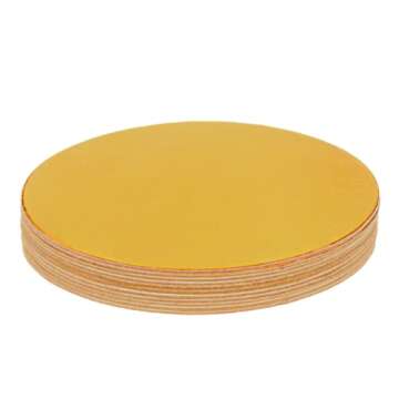 Elegant 4 Inch Gold Cake Boards for Mini Pastries
