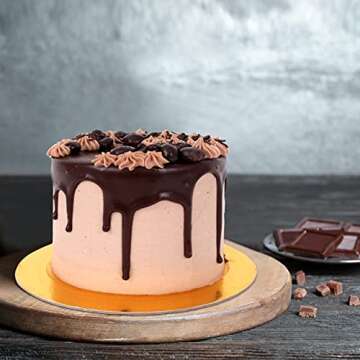 Elegant 4 Inch Gold Cake Boards for Mini Pastries