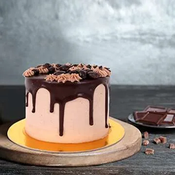 Elegant 4 Inch Gold Cake Boards for Mini Pastries