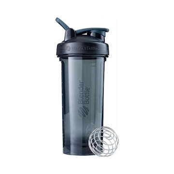 BlenderBottle Shaker Bottle Pro Series Perfect for Protein Shakes and Pre Workout, 28-Ounce, Black