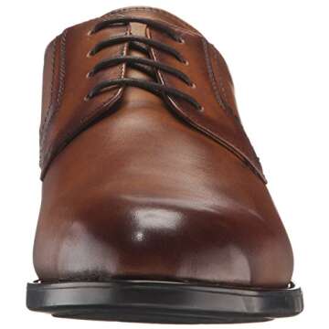 Florsheim Men's Medfield Plain Toe Oxford Dress Shoe, Cognac, 10