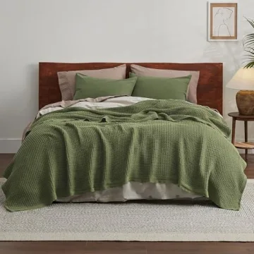Bedsure Cotton Blanket King Size Soft and Breathable